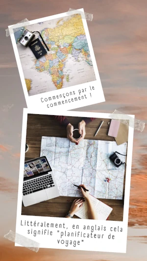 concept de travel planner