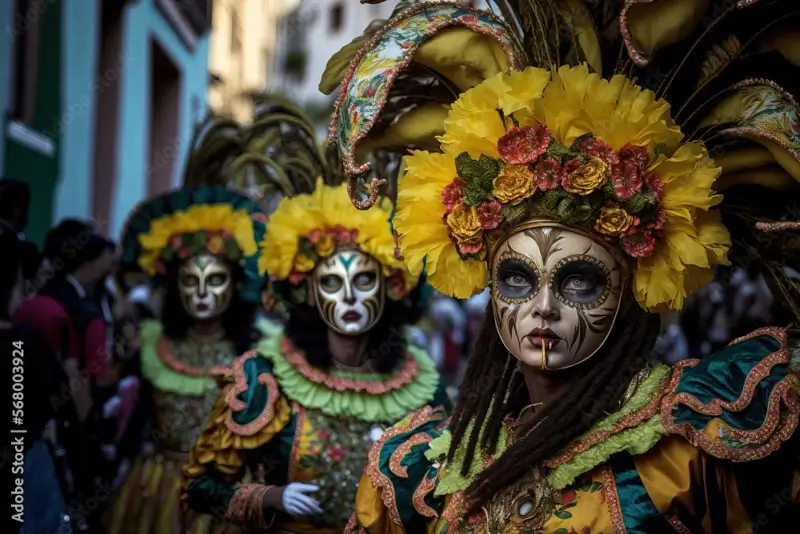 femmes portant des masques typique de tenerife | itinerares